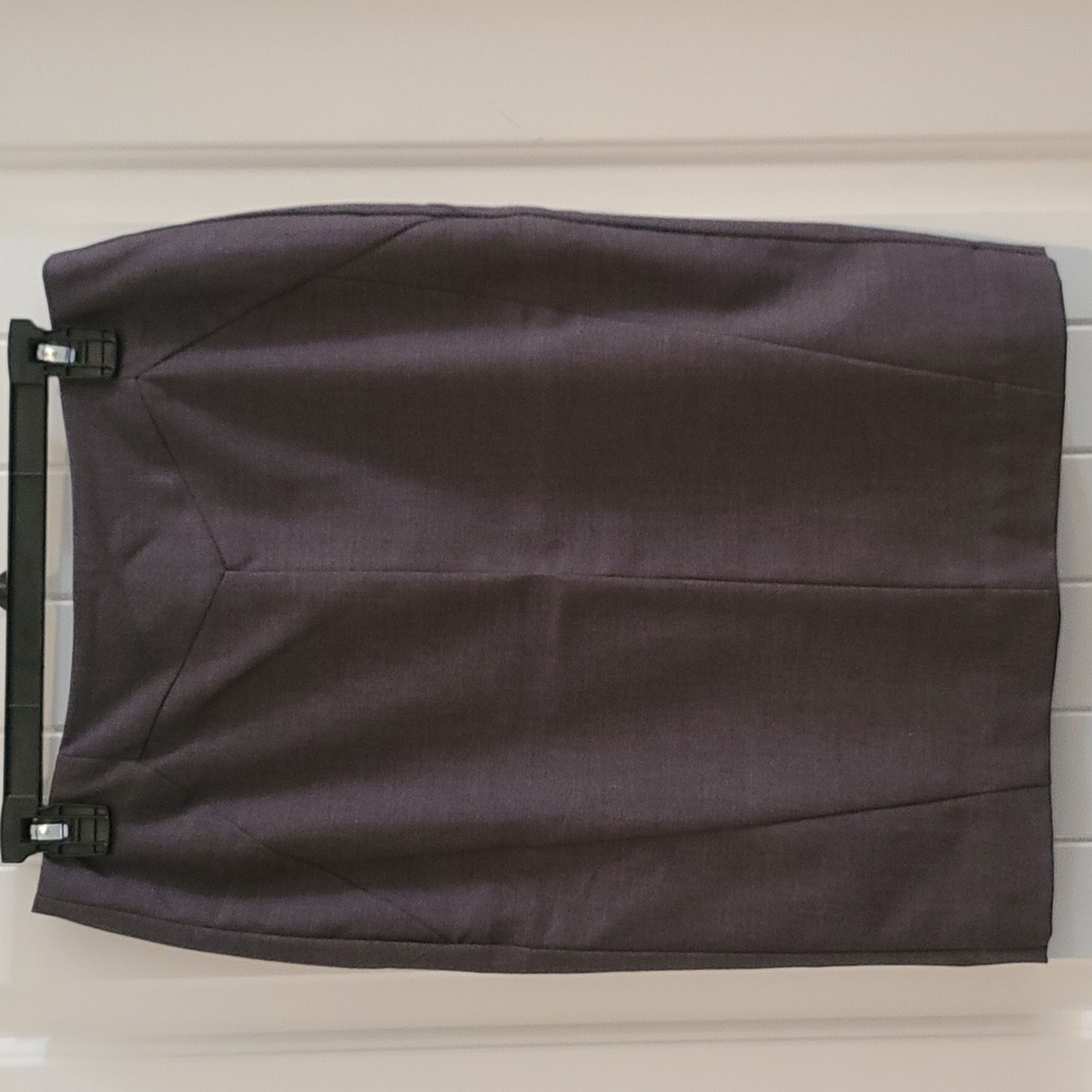 Dark gray pencil skirt
